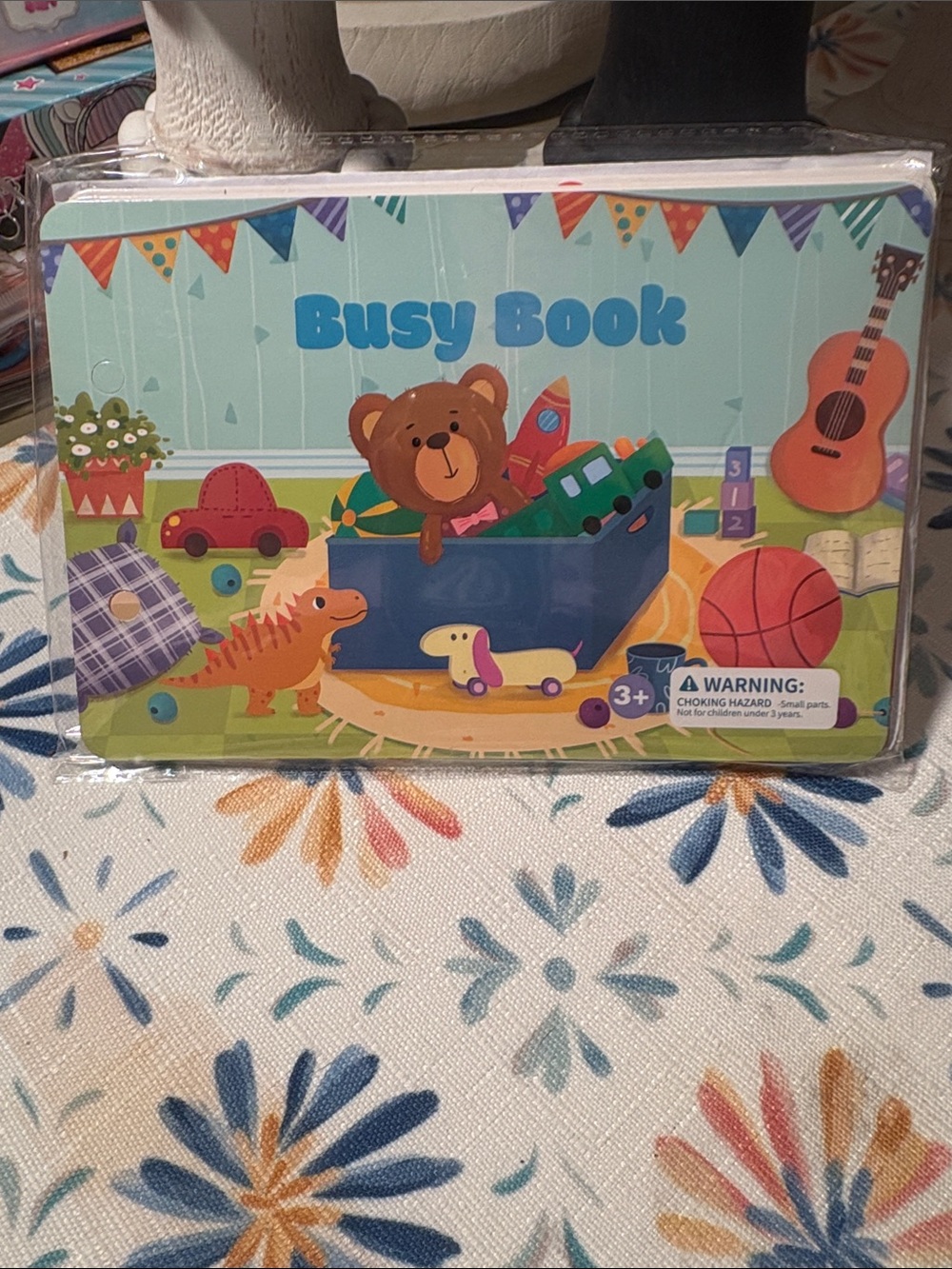 Busy Book Activity Set for Kids - Light Blue